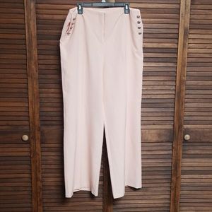 Pink dress pants with pockets